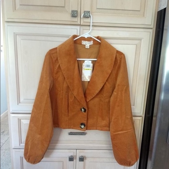 Band of Gypsies Jackets & Blazers - 🆕 Band of Gypsies: Gold Corduroy Jacket